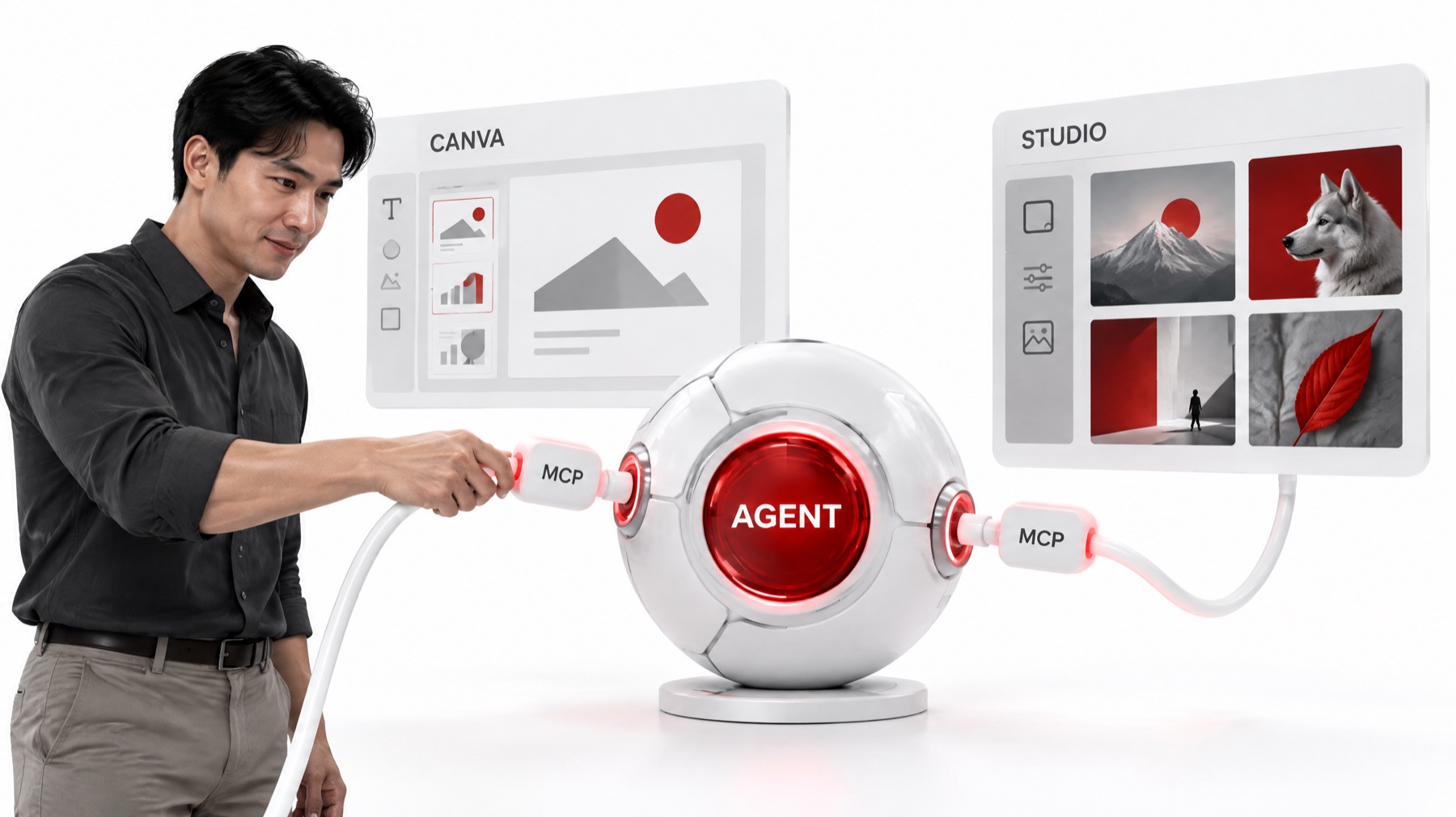 เสียบปลั๊ก MCP เชื่อม AGENT เข้ากับ CANVA และ STUDIO